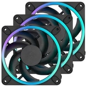 Momentum 12 RGB 3-pack Black 120mm PCケースファン 3個パック FD-F-MR1-1203