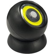 COBセンサーライト スポットライト 360° 照明角度可調 マグネット式 ブラック HX10LT-040BK