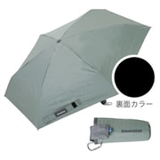 折りたたみ傘 晴雨兼用 innovator 53cm 手開き式 UVカット率100% 遮光率100% 遮熱効果 はっ水加工 コンパクト カラビナ付き バックルパーツ付き ペールグリーン 18770 IN-53M-43