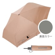 折りたたみ傘 晴雨兼用 innovator 55cm 自動開閉 安全飛び出し防止機能付き UVカット率99.9%以上 遮光率99.9%以上 遮熱効果 はっ水加工 ワンタッチ ペールオレンジ 18753 IN-55WJP-42
