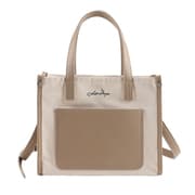 トートバッグ レディース 2way ショルダーバッグ 斜めがけ 大人 ミニ ハンドバッグ キャンバス 帆布 PU 異素材 A5 マチ広 軽量 自立 LIZDAYS リズデイズ ss20 lz-71618-NAGBE