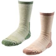 メリノウールneo 2Pソックス ユニセックス ソックス ライトブラウン/オリーブ(882) Sサイズ(24-26cm) 0142004