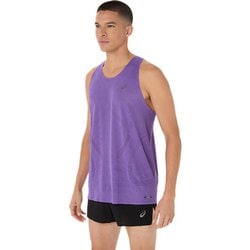 アシックス　ランニングシャツ ASICS アシックス ノースリーブ ランニングシャツ メンズ 海外