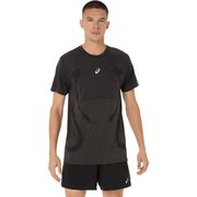 ROAD ランニングシームレス半袖シャツ メンズ ランニングウェア シャツ パフォーマンスブラック(001) Sサイズ 2011D355