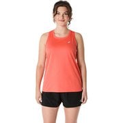 ASICS SILVER TANK レディース ランニングウェア シャツ ダークピンククレー(703) Mサイズ 2012D228