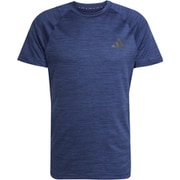 ジム+半袖Tシャツ メンズ ランニングウェア シャツ Dark Blue Melange（JW7276） J/Lサイズ KTM64