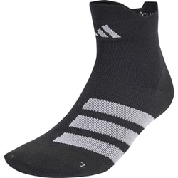 RUNXADIZEROソックス ユニセックス ランニングウェア ソックス BLK/WHT/WHT（JC6463） Lサイズ（28-30cm） KTL78