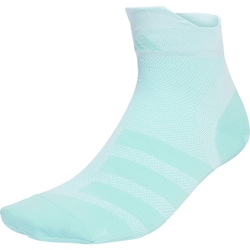 RUNXADIZEROソックス ユニセックス ランニングウェア ソックス White/Flash Aqua/Flash Aqua（JV5928） Mサイズ（25-27cm） KTL78