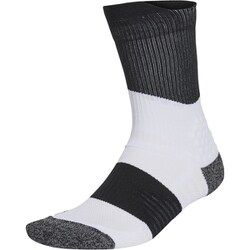 ラン×ブーストソックス ユニセックス ランニングウェア ソックス White/Black/White（JD9559） Lサイズ（28-30cm） KTL80