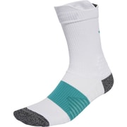 ラン×ブーストソックス ユニセックス ランニングウェア ソックス White/Pure Teal(JV5930) Mサイズ(25-27cm) KTL80