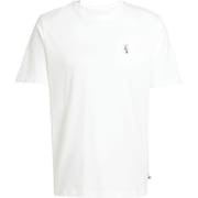 ドッグソックスパッチグラフィック半袖Tシャツ メンズ フィットネス 半袖シャツ White(JZ7440) J/Mサイズ TX452