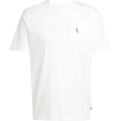 ドッグソックスパッチグラフィック半袖Tシャツ メンズ フィットネス 半袖シャツ White（JZ7440） J/XLサイズ TX452