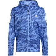 オウンザラン総柄プリントジャケット メンズ ランニングウェア ジャケット Blue Fusion/Dark Blue（JL8703） J/Lサイズ KQF04