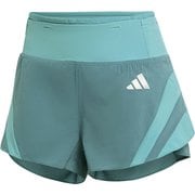 ADIZEROアーカイブランニングジェルショーツ レディース ランニングウェア ショートパンツ Preloved Teal（JP1494） J/Mサイズ（4inch丈） KQZ59