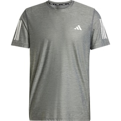 オウンザラン半袖Tシャツ メンズ ランニングウェア シャツ Grey Six/White Melange（JN1715） J/XLサイズ IKM76