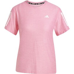 オウン ザ ラン 半袖Tシャツ レディース ランニングウェア シャツ ルシッドPNK/WHT（JW9675） Sサイズ IKM84