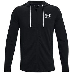 ライバルテリーフルジップフーディ メンズ フィットネス フーディ BK/ONYX WH(001) XLサイズ 1370409