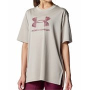テックオーバーサイズドビッグロゴTシャツ レディース フィットネス ヨガ シャツ Timberwolf Taupe(203) LGサイズ 6007702