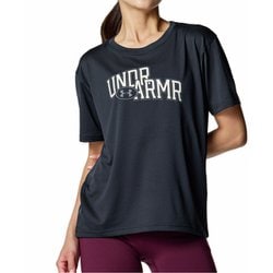 テックグラフィックTシャツ レディース フィットネス ヨガ シャツ Black（001） MDサイズ 6007703