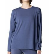 ソフトロングスリーブTシャツ レディース フィットネス ヨガ シャツ Downpour Gray(044) MDサイズ 6007707
