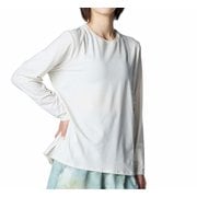 ソフトロングスリーブTシャツ レディース フィットネス ヨガ シャツ Stone(279) LGサイズ 6007707
