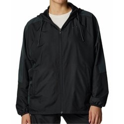 メッシュライナーウーブンフーディー レディース フィットネス ヨガ ジャケット Black（001） MDサイズ 6007719