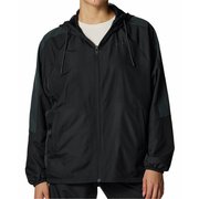 メッシュライナーウーブンフーディー レディース フィットネス ヨガ ジャケット Black(001) MDサイズ 6007719