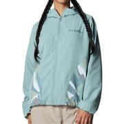 トリコットウーブンプリントフルジップフーディー レディース フィットネス ヨガ ジャケット Serpentine（323） Lサイズ 6010220