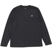Sport Essential ロングスリーブTシャツ メンズ ランニングウェア シャツ Black（BK） Lサイズ MT41225