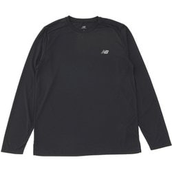 Sport Essential ロングスリーブTシャツ メンズ ランニングウェア シャツ Black（BK） XLサイズ MT41225