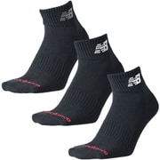 ミッドレングス3Pソックス ユニセックス ランニングウェア ソックス Black(BK) Mサイズ(23-25cm) LAS55637