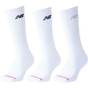 レギュラーレングス3Pソックス ユニセックス ランニングウェア ソックス White（WT） XLサイズ（27-29cm） LAS55638
