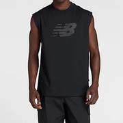 スリーブレスTシャツ メンズ フィットネス ノースリーブ BLACK Lサイズ AMT53173