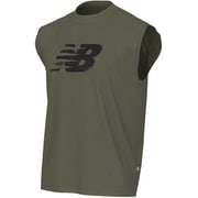 スリーブレスTシャツ メンズ フィットネス ノースリーブ DARK OLIVINE Mサイズ AMT53173