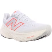 フレッシュフォームX1080v14 レディース ランニングシューズ NB 103 White with Angora and Urgent Red 24.5cm D W108014H