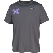 ランニングDIGITOKYOグラフィック半袖Tシャツ メンズ ランニングウェア シャツ Dusky Gray（44） Mサイズ 528249