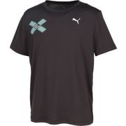 ランニングDIGITOKYOグラフィック半袖Tシャツ メンズ ランニングウェア シャツ PUMA Black（01） Mサイズ 528249