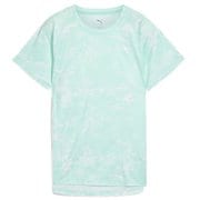 ウィメンズランニングヴェロシティAOP半袖Tシャツ レディース ランニングウェア シャツ Mint Melt（45） Lサイズ 528230
