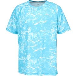 RUN VELOCITY AOP Tシャツ メンズ ランニングウェア シャツ Speed Blue（18） Lサイズ 528256