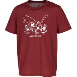 RUN GRAPHIC メッシュ Tシャツ メンズ ランニングウェア シャツ Ruby Shimmer（96） Mサイズ 528395