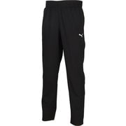 ESS プーマロゴ ポリ ウーブン レディース ランニングウェア ロングパンツ PUMA Black（01） Sサイズ 687519