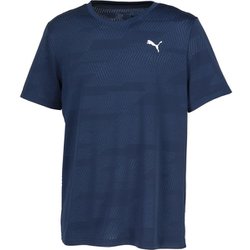 PUMA FLEX JACQUARD Tシャツ メンズ ランニングウェア シャツ Club Navy（14） XLサイズ 528316