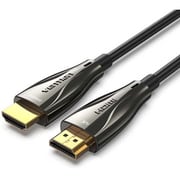 光ファイバー HDMIケーブル HDMI2.0 4K対応 100m ブラック AL-1529