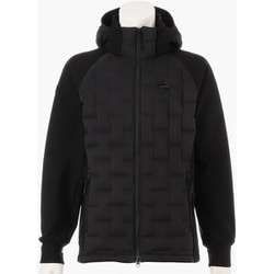 BRIEFING ブリーフィング　ハイブリットダウン　ブラック　 XL BRIEFING - MS HYBRID DOWN PARKA / ブランドロゴ ハイブリッド