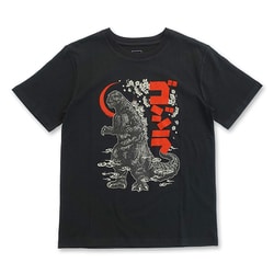 22863243 ゴジラ ポスタープリント Tシャツ D柄（桜） 3Lサイズ