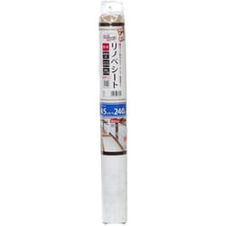 貼ってはがせる リノベーション 床材 リノベシート 防水タイプ キッチンマットサイズ 45cm×240cm 柄タイル アイボリー REN-14