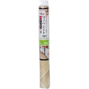 貼ってはがせる リノベーション 床材 リノベシート 防水タイプ キッチンマットサイズ 45cm×180cm バイアスタイル ライトブラウン REN-15