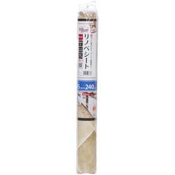 貼ってはがせる リノベーション 床材 リノベシート 防水タイプ キッチンマットサイズ 45cm×240cm バイアスタイル ライトブラウン REN-15