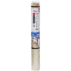 貼ってはがせる リノベーション 床材 リノベシート 防水タイプ キッチンマットサイズ 45cm×240cm ナチュラルウッド アイボリー REN-16