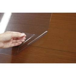 ズレ防止付 透明 ダイニングシート 防水 床暖房対応 2.5帖サイズ 180cm×230cm TDS-1823